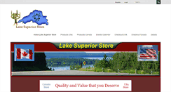 Desktop Screenshot of lakesuperiorstore.com