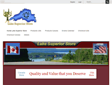 Tablet Screenshot of lakesuperiorstore.com